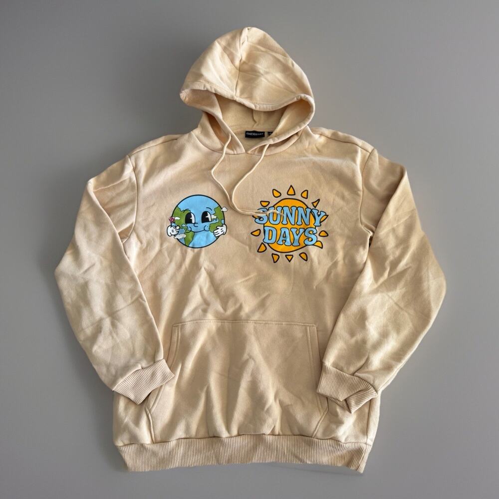 Chemistry Size Large L Sunny Days Better Than Great Colorful Graphics Hoodie NEW